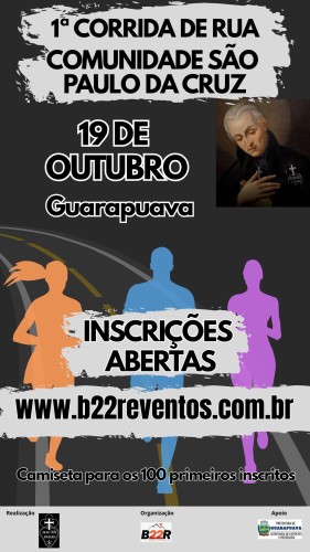 1ª CORRIDA COMUNIDADE SÃO PAULO DA CRUZ